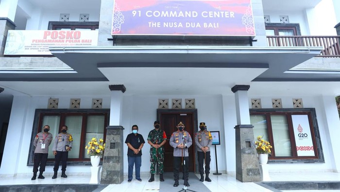 Kapolri Jenderal Listyo Sigit Prabowo tinjau kesiapan 91 Command Center di Bali