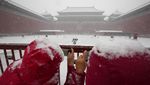 Menilik Keindahan Kota Terlarang China di Tengah Salju