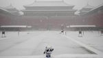 Menilik Keindahan Kota Terlarang China di Tengah Salju
