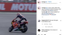 Rider MotoGP melakukan sesi latihan bebas dan berupaya keras menaklukan Sirkuit Mandalika.