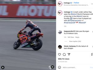 Susah Payah Rider MotoGP Jinakkan Sirkuit Mandalika