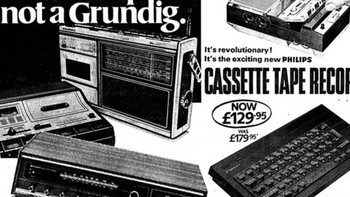 Perangkat pemutar kaset ini 129 Poundsterling. Foto: Bored Panda