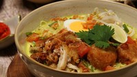 Selain soto Medan isi udang, detikfood juga punya rekomendasi resep soto Medan isi ayam. Kuahnya gurih karena memakai campuran kaldu kemudian diberi bumbu rempah dan dimasak perlahan. Yuk bikin soto Medan isi ayam dengan resep ini. Foto: iStock 
