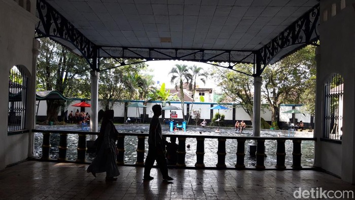 Umbul Ngabeyan di Komplek Umbul Pengging, Banyudono, Boyolali yang sering digunakan untuk tirakat kungkum.