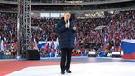 Ekspresi Vladimir Putin Saat Rayakan 8 Tahun Rusia Merebut Krimea