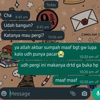 Ketika ayang dilupakan. Pasti ayang langsung sedih dan nangis dalam hati deh nih.. Foto: Instagram/@awreceh.id