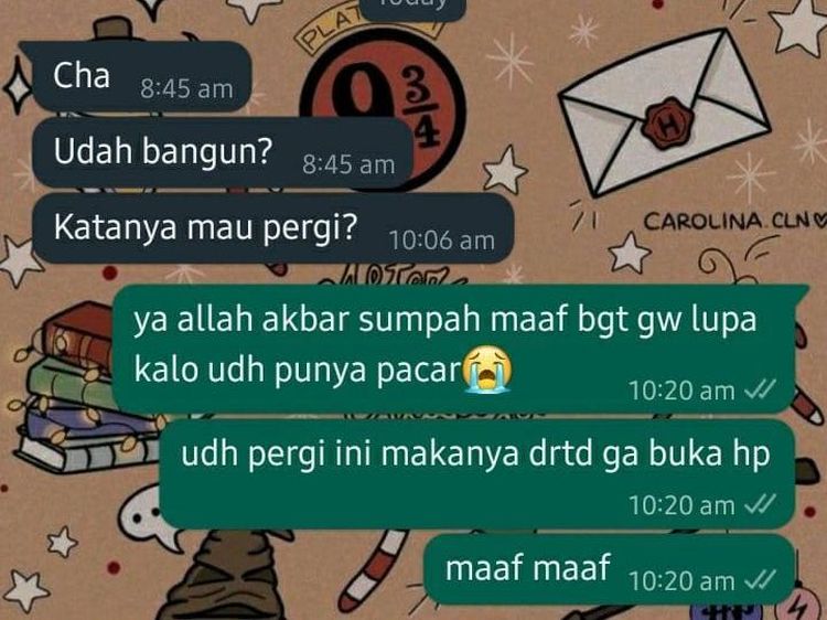 7 Isi Chat Sama Ayang Ini Endingnya Bikin Ketawa Bengek