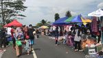 Geliat Pasar Kaget Sukabumi Saat PPKM Level 2