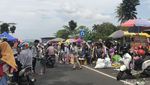 Geliat Pasar Kaget Sukabumi Saat PPKM Level 2