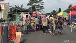 Geliat Pasar Kaget Sukabumi Saat PPKM Level 2