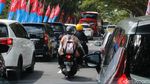 Foto: Jalanan Sekitar Bandara Lombok Menuju Sirkuit Mandalika Macet Pol