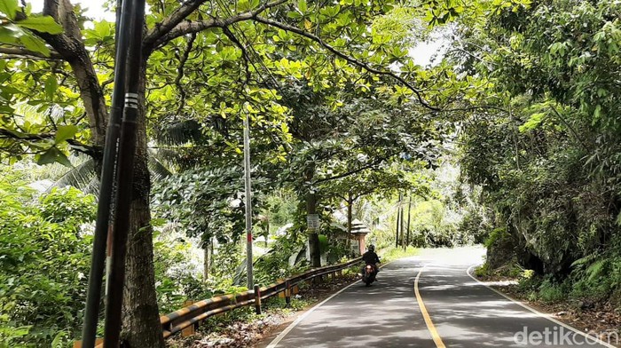 Jalur lokasi Situs Nyi Ronggeng Sabeulah, Cimerak Pangandaran