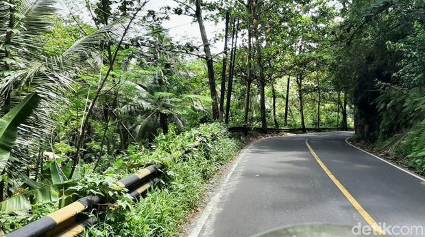 Jalur lokasi Situs Nyi Ronggeng Sabeulah, Cimerak Pangandaran