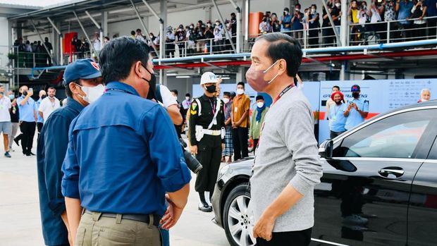 Jokowi di Sirkuit Mandalika