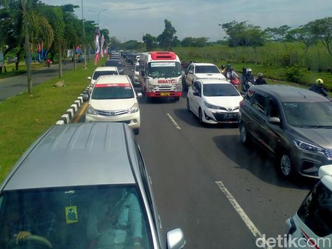 Kemacetan di Sekitar Mandalika