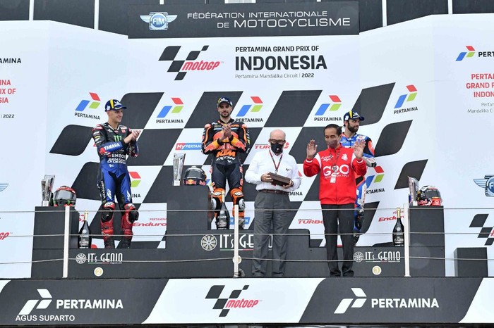 Ketua MPR RI Bambang Soesatyo bersyukur berkat kerja keras pemerintahan Presiden Joko Widodo, MotoGP yang sudah dinantikan selama 25 tahun, akhirnya bisa sukses terselenggara.