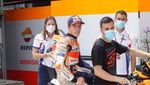 Detik-detik Marc Marquez Dibawa ke RS Usai Terpelanting dari Motor