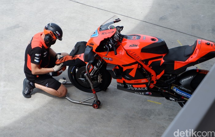 Paddock MotoGP Mandalika Ragam aktivitas paddock MotoGP Mandalika