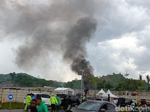 Asap Hitam di Mandalika, Penonton MotoGP 3 Jam Menunggu Shuttle Bus