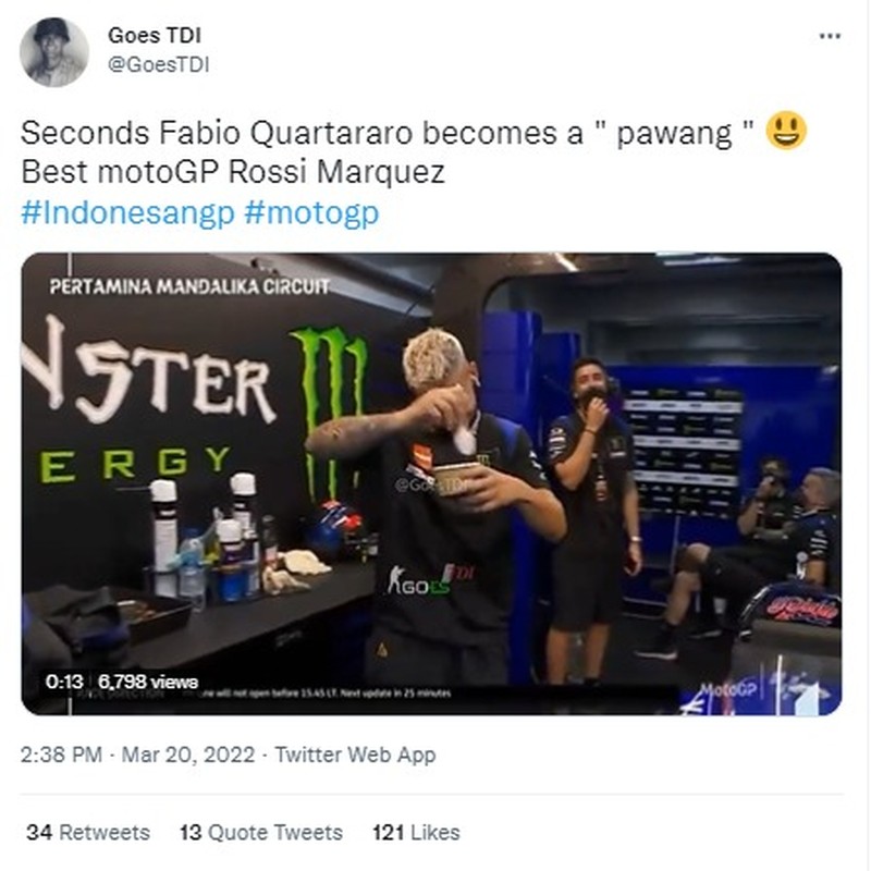 Pawang Hujan MotoGP Mandalika Mendunia