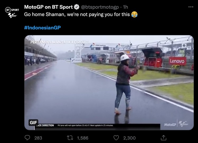 Pawang Hujan MotoGP Mandalika Mendunia Pawang Hujan MotoGP Mandalika Mendunia