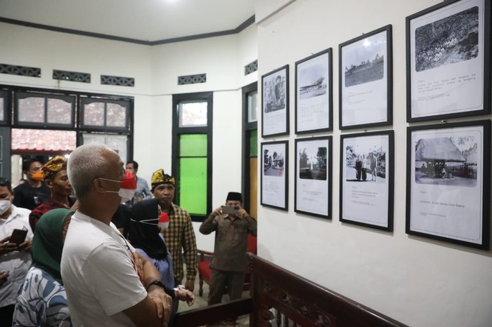 Selain menyaksikan rangkaian event MotoGP Mandalika, Ganjar juga mengunjungi Wisma Soedjono di Lombok Timur, Sabtu (19/3).