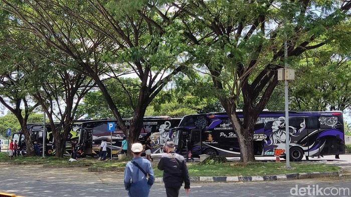 Suasana Terminal Tipe A Giri Adipura Wonogiri, Minggu (20/3/2022).