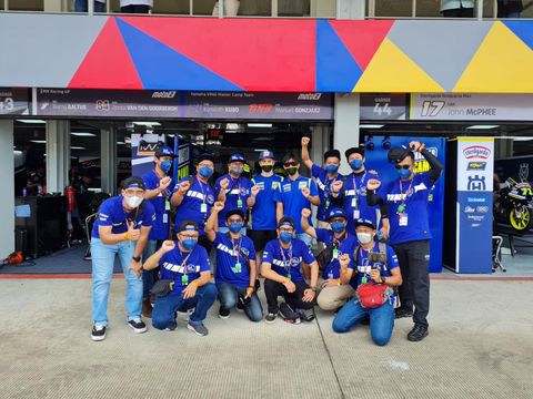 Tim Moto2 VR46 Mastercamp di Sirkuit Mandalika
