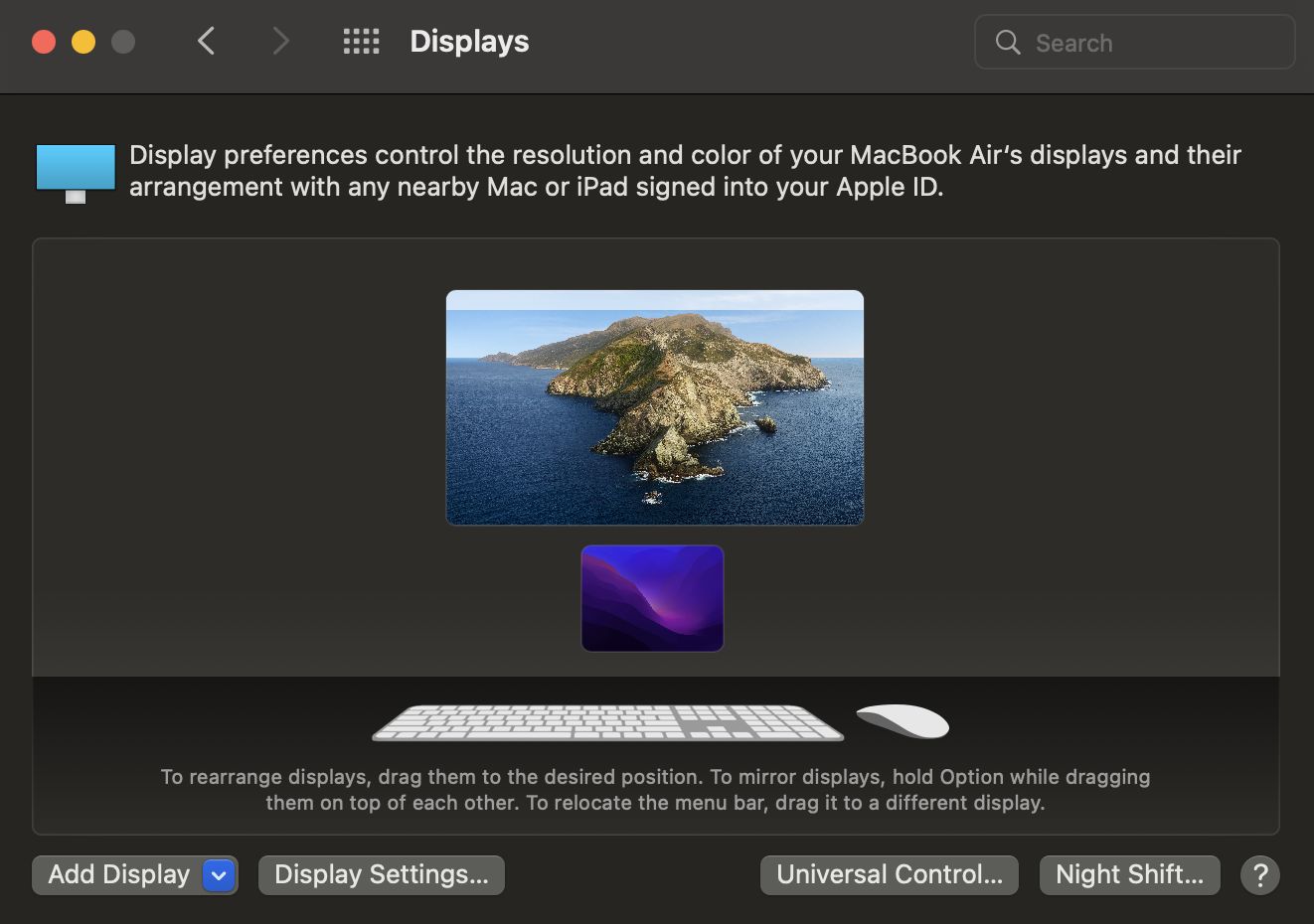 Universal Control Mac dan iPad
