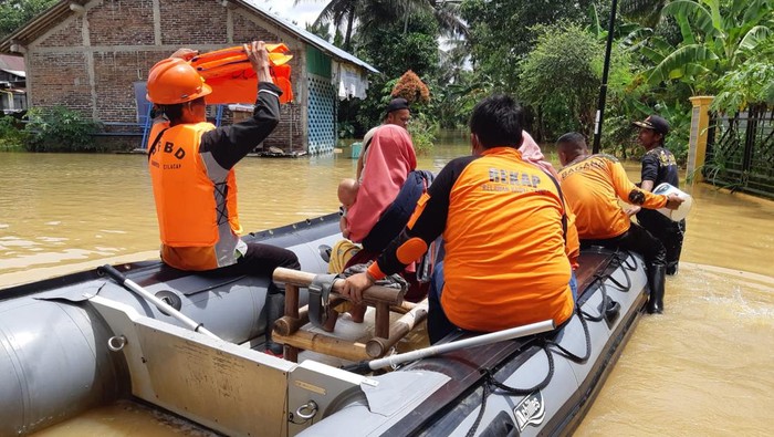 Banjir di 3 kecamatan di Cilacap (Dok. BNPB)