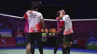 Titel All England 2022 semestinya akan membawa Bagas/Fikri ke level kepercayaan diri yang berbeda. Praktis baru tahun lalu mereka benar-benar bertarung di level top, dengan hanya bermain di turnamen BWF World Tour Super 300 pada 2020. AP/Rui Vieira