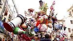 Festival Api La Fallas di Spanyol, Boneka Biden dan Putin Ikut Dibakar