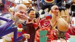Festival Api La Fallas di Spanyol, Boneka Biden dan Putin Ikut Dibakar