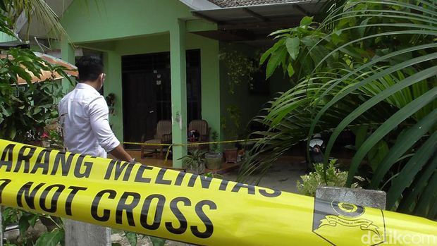 Lokasi penembakan Dirtahti Polda Gorontalo AKBP Beni Mutahir  (detikcom/Ajis Halid)