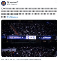 Meme Real Madrid babak belur oleh Barcelona.