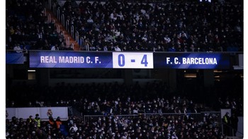 Sempat terseok-seok di awal musim. Barcelona kembali ke puncak performanya, terbaru menggilas Real Madrid di kandanganya sendiri. Foto: Twitter