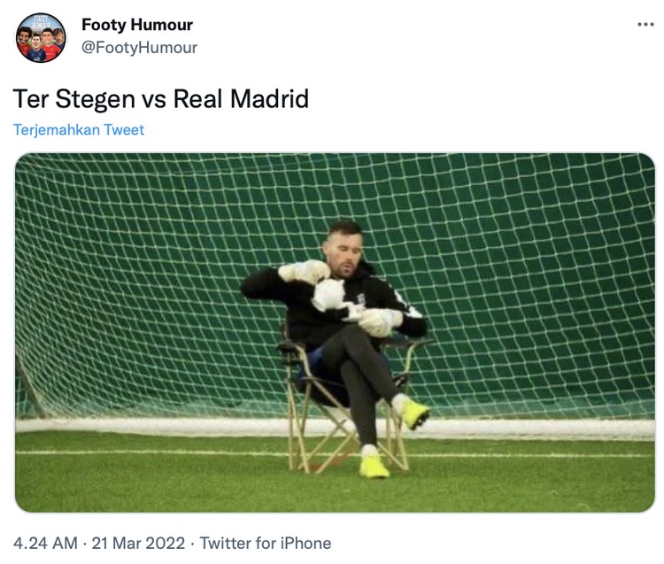 Meme Meme Real Madrid babak belur oleh Barcelona.