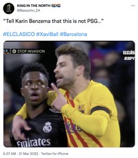 Meme Real Madrid babak belur oleh Barcelona.