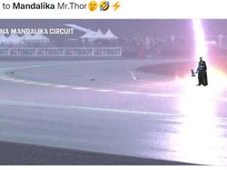 Meme Kocak MotoGP Mandalika, Marquez Diurut dan Ada Petir Thor