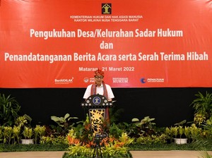 Yasonna: Daerah yang Kesadaran Hukumnya Tinggi Dukung Iklim Investasi