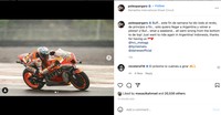 Pebalap MotoGP terima kasih