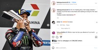 Pebalap MotoGP terima kasih