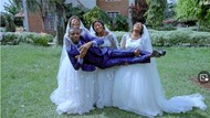 Potret Pernikahan Viral, 1 Pria Nikahi 3 Wanita Kembar yang Tak Mau Berpisah