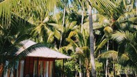 Tampak depan dari cottage