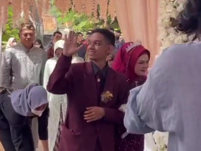 Suasana pernikahan Arab dan kekasihnya setelah ditantang Ridwan Kamil.