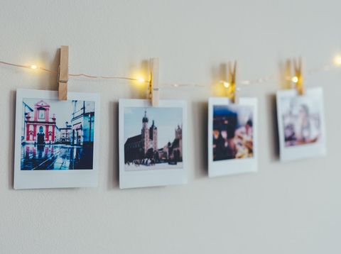 Neon Glowing Red Light Inscription Hello. High quality photo