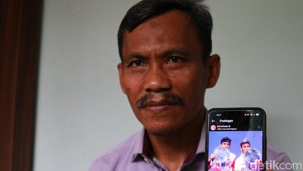 Ayah pebulu tangkis Shohibul Fikri, Didin Rahmat