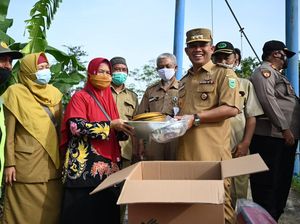 Bupati Kebumen Minta Padi yang Terendam Banjir Diselamatkan RMU