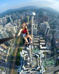 Foto ekstrim di ketinggian