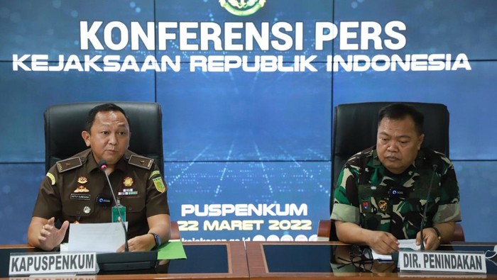 Kapuspenkum Kejagung Ketut Sumedana, Direktur Penindakan Jampidmil Brigjen Edi Imran